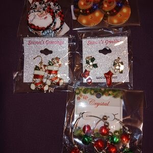 Christmas earrings